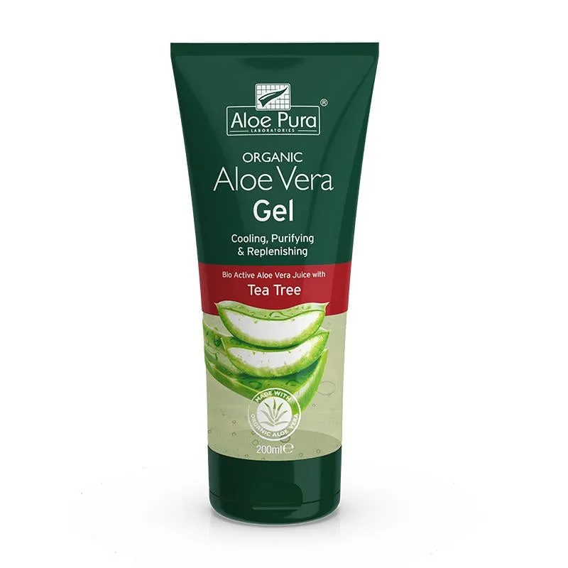 Aloe Pura Aloe Vera Gel with Tea Tree 200ml