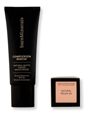 Bareminerals Complexion Rescue Natural Matte Tinted Moisturizer Mineral SPF 30 1.18 oz 35 ml Natural Pecan 05