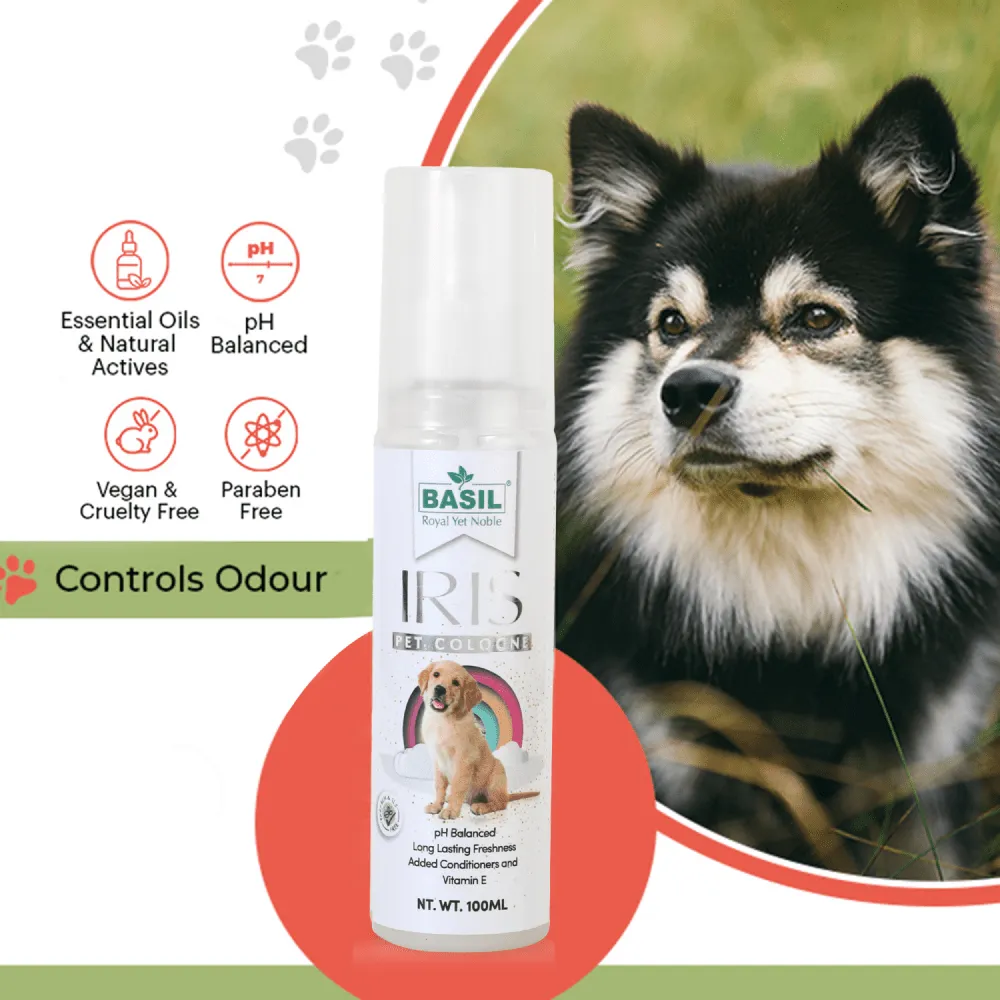 Basil Iris Cologne Spray for Dogs and Cats