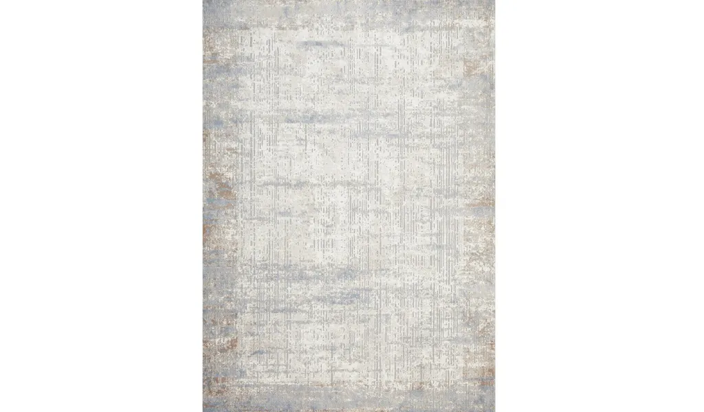 Brooklyn Powder Blue Abstract Textured Rug