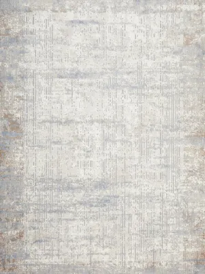 Brooklyn Powder Blue Abstract Textured Rug