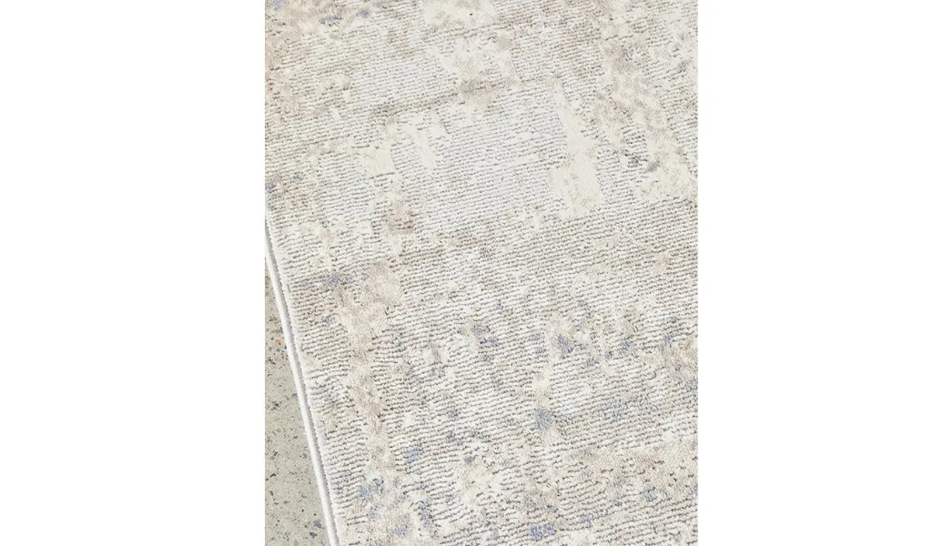 Brooklyn Sky Beige Grey Abstract Textured Rug