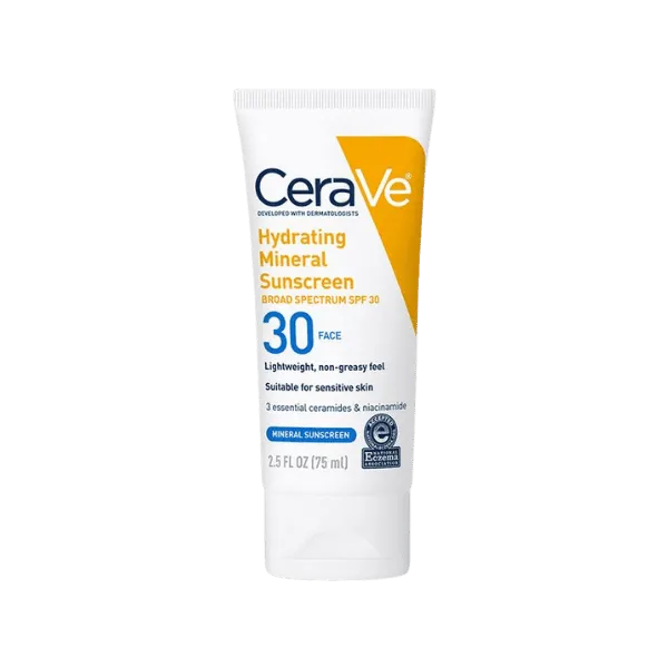 CeraVe Hydrating Mineral Sunscreen SPF 30 75ml