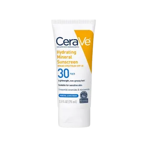 CeraVe Hydrating Mineral Sunscreen SPF 30 75ml