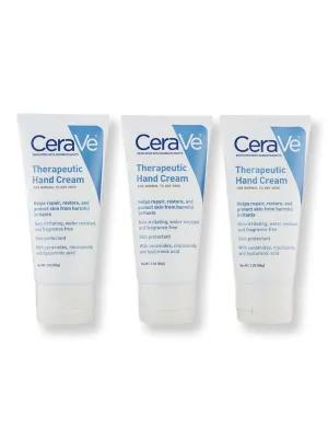 CeraVe Therapeutic Hand Cream 3 Ct 3 oz