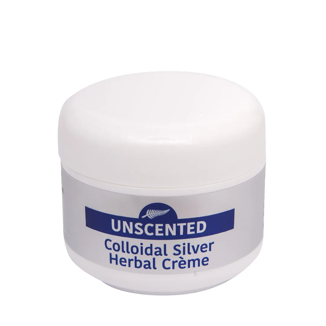 Colloidal Health Unscented Colloidal Silver Creme 100g