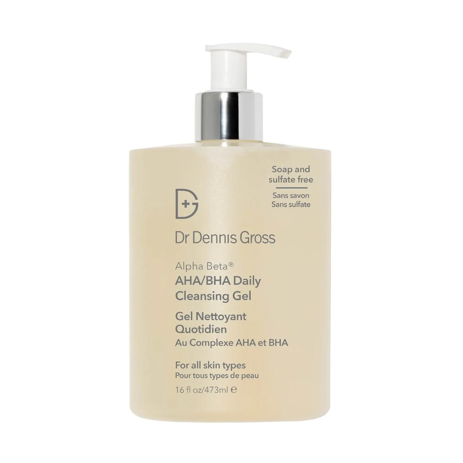 Dr. Dennis Gross Skincare AHA/BHA Daily Cleansing Gel (Size Options)