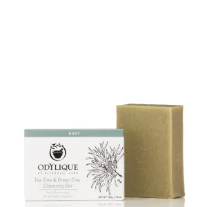 Odylique by Essential Care Tea Tree & Green Clay Cleansing Bar 100g