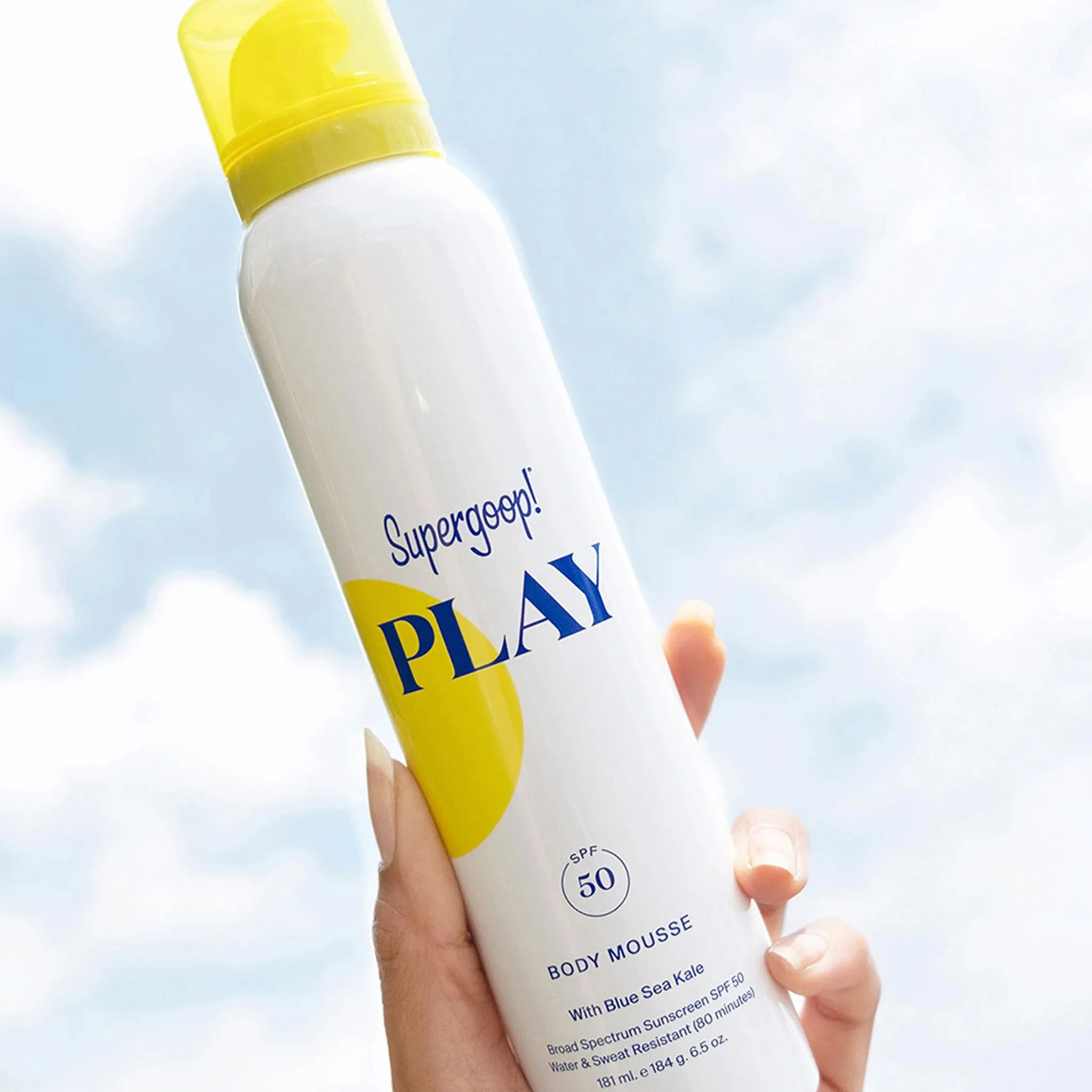 Play Body Mousse With Blue Sea Kale SPF 50