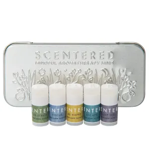 Scentered Aromatherapy Set of 5 Mini Balms