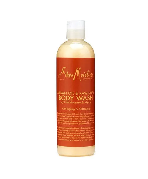 Shea Moisture Argan Oil And Raw Shea Butter Body Wash 384ml