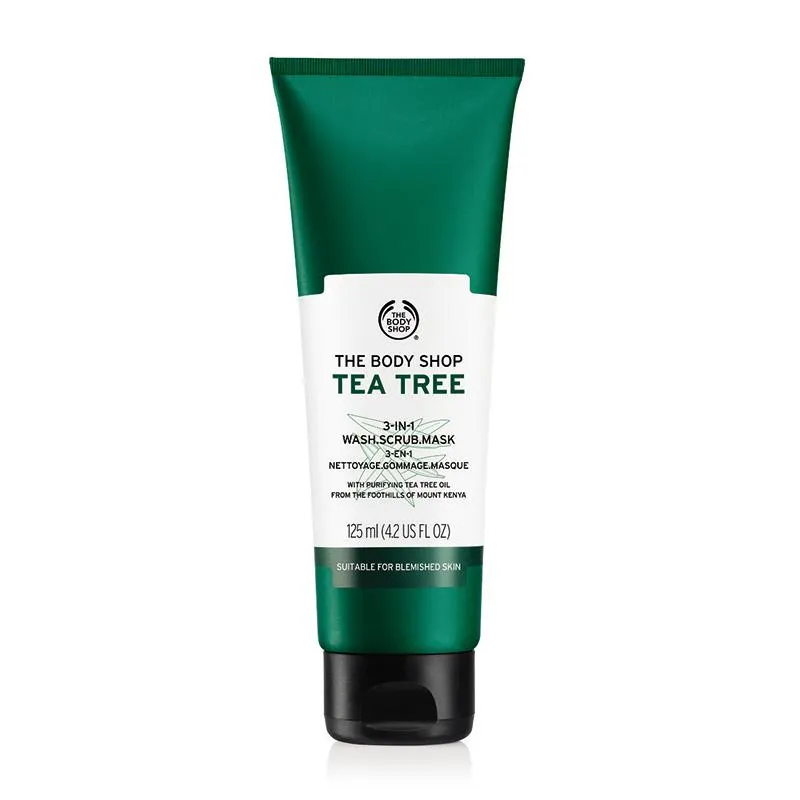 Tea Tree 3 in 1 Wash Scrub Mask