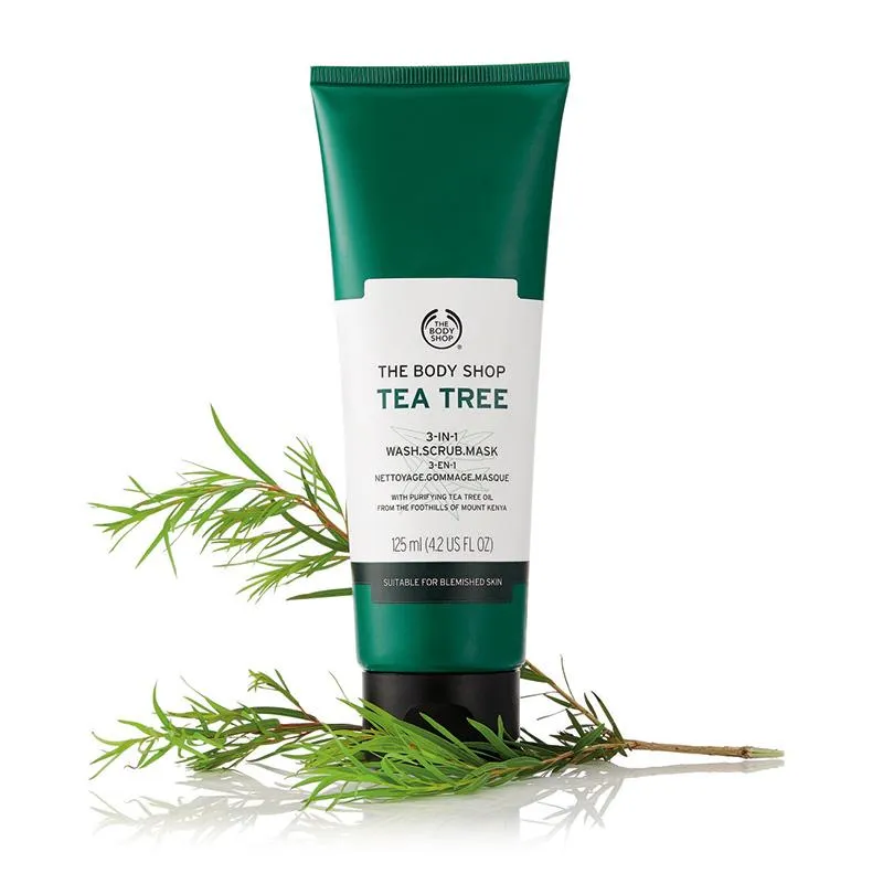 Tea Tree 3 in 1 Wash Scrub Mask