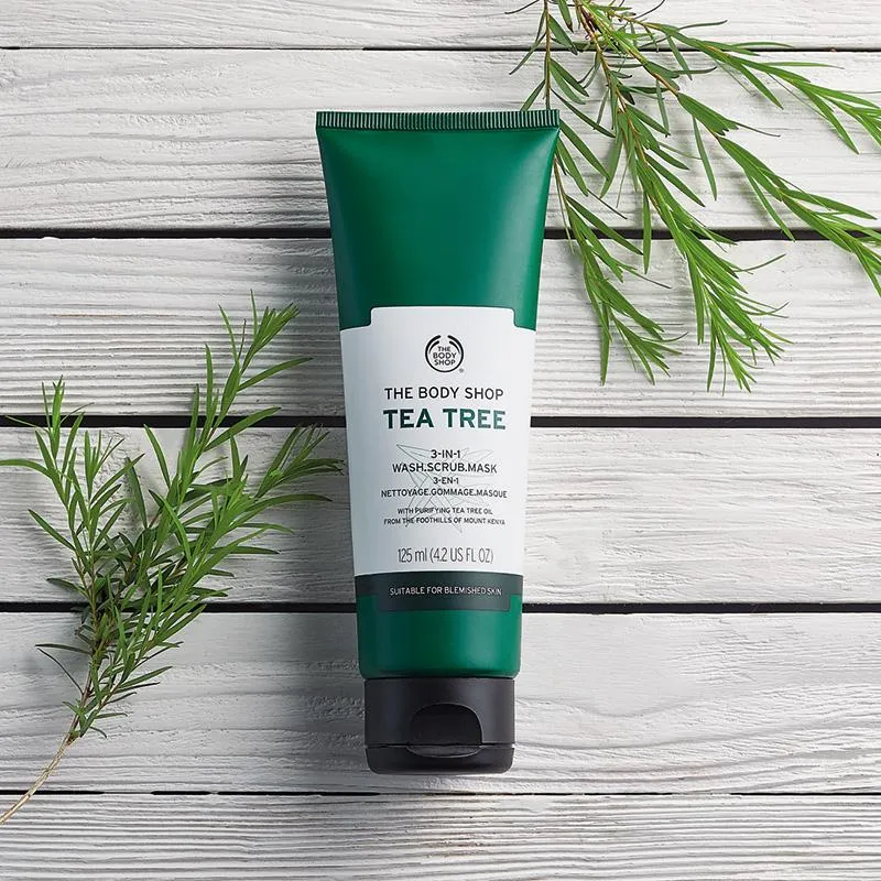 Tea Tree 3 in 1 Wash Scrub Mask